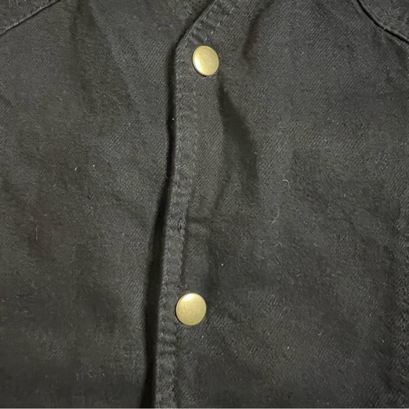 Milwaukee Performance black denim biker vest conceal carry pockets men's XLarge - Picture 3 of 10